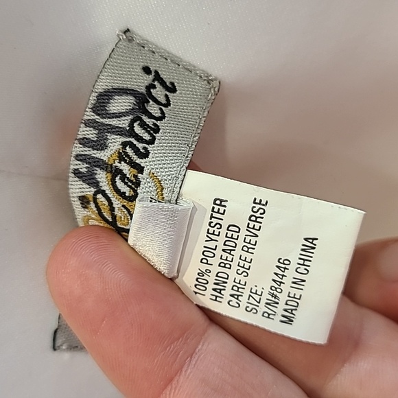 Vintage Nina Canacci Wedding Dress Size 6 Style Elegant Beaded 90s Gown - Picture 13 of 13